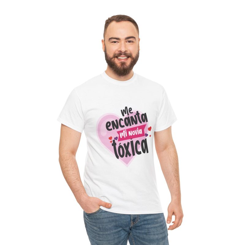 Camiseta “Me Encanta mi Novia Tóxica”— Camiseta divertida para novio cubano.